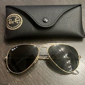 Ray ban sunglasses classic aviators small size never worn